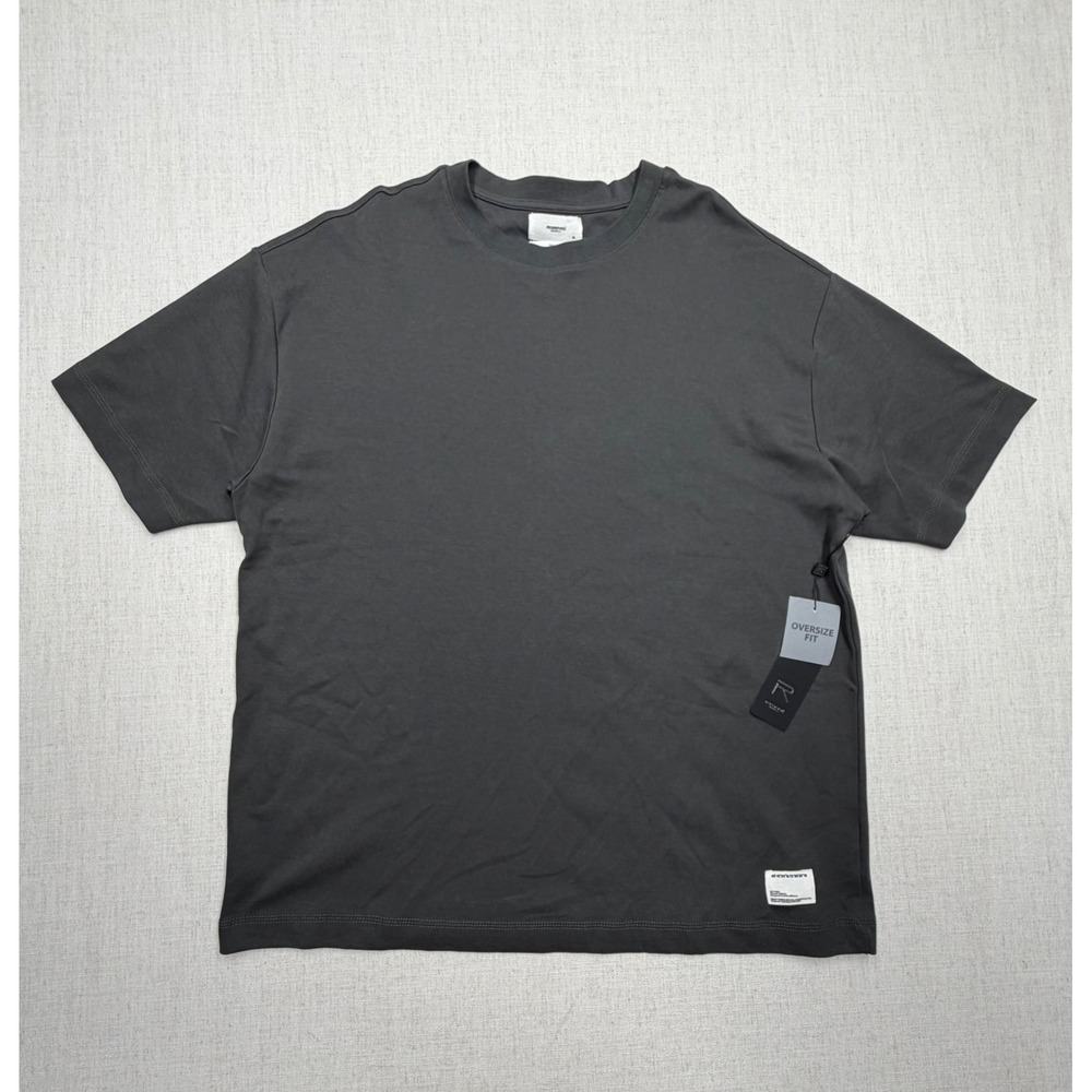 Reserved Supply Mens Oversized Fit T-Shirt Anthra Charcoal Grey XL P961